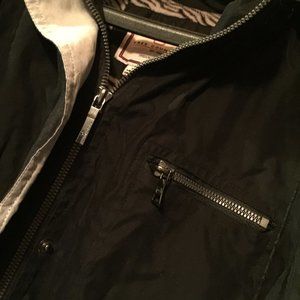 Free Country Medium Jacket with Detachable Hood Black and Pink